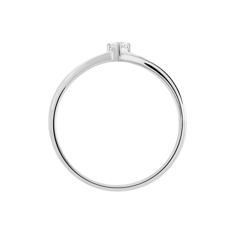 Bague Selene Or Blanc Diamant
