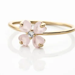 Bague Sendai Plaqué Or Jaune Oxyde De Zirconium