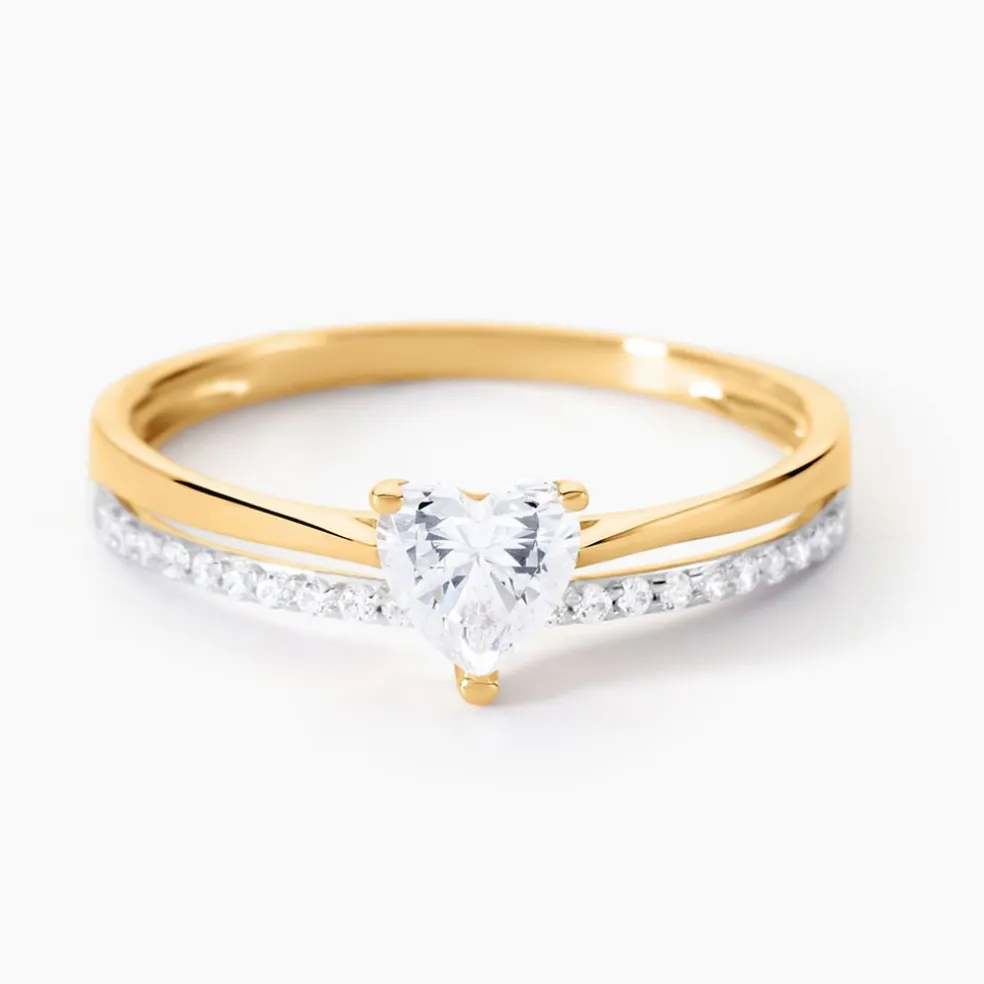 Bague Serafine Or Jaune Oxyde De Zirconium