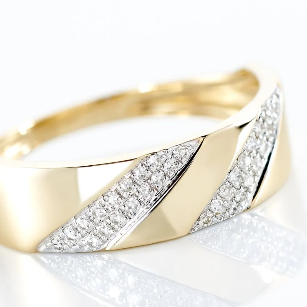 Bague Shalanda Or Jaune Diamant