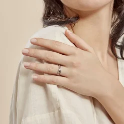 Bague Sidgy Argent Blanc