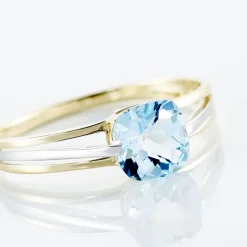 Bague Sidoine Or Bicolore Topaze