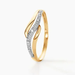 Bague Smeralda Or Bicolore Diamant