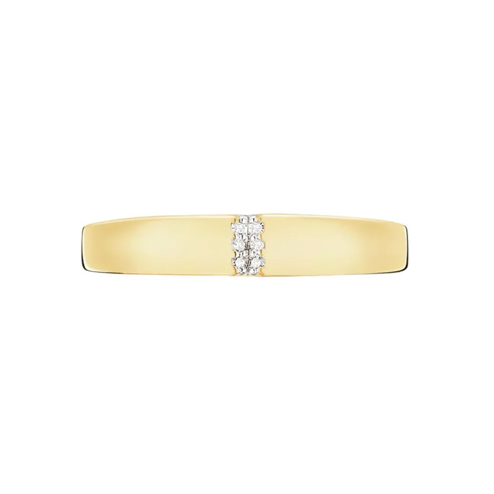 Bague Soha Or Jaune Diamant