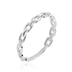 Bague Soho Argent Blanc