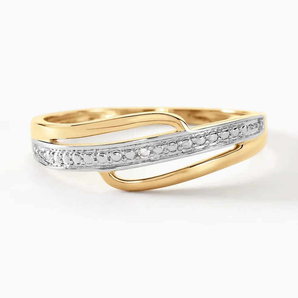 Bague Solena Or Jaune Diamant