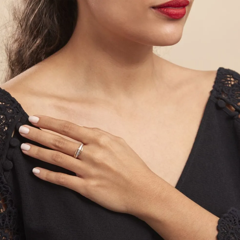 Bague Solena Or Jaune Diamant