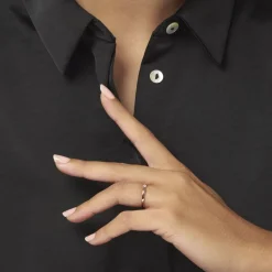 Bague Solitaire Anilie Or Rose Diamant