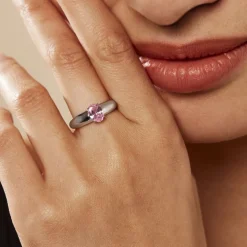 Bague Solitaire Antoinon Argent Oxyde De Zirconium