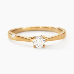 Bague Solitaire Aphrodite Or Jaune Diamant