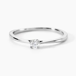 Bague Solitaire Aphrodite Platine Blanc Diamant