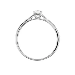 Bague Solitaire Aphrodite Platine Blanc Diamant