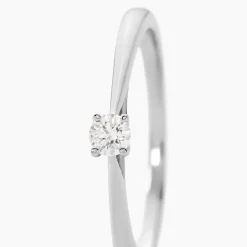 Bague Solitaire Aphrodite Or Blanc Diamant