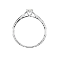 Bague Solitaire Aphrodite Or Blanc Diamant