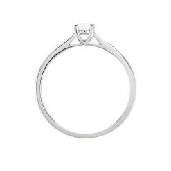 Bague Solitaire Aphrodite Platine Blanc Diamant