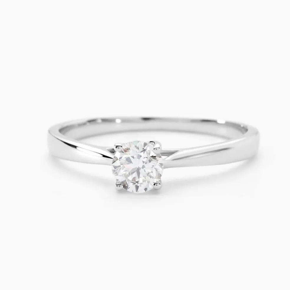 Bague Solitaire Aphrodite Or Blanc Diamant
