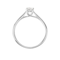 Bague Solitaire Aphrodite Or Blanc Diamant