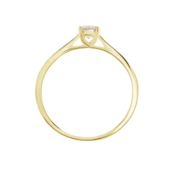 Bague Solitaire Aphrodite Or Jaune Diamant