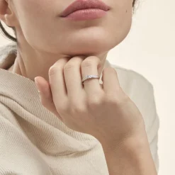 Bague Solitaire Aramis Or Blanc Diamant