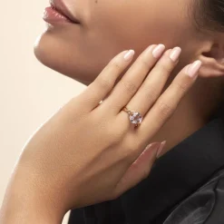 Bague Solitaire Armaelle Or Jaune Amethyste