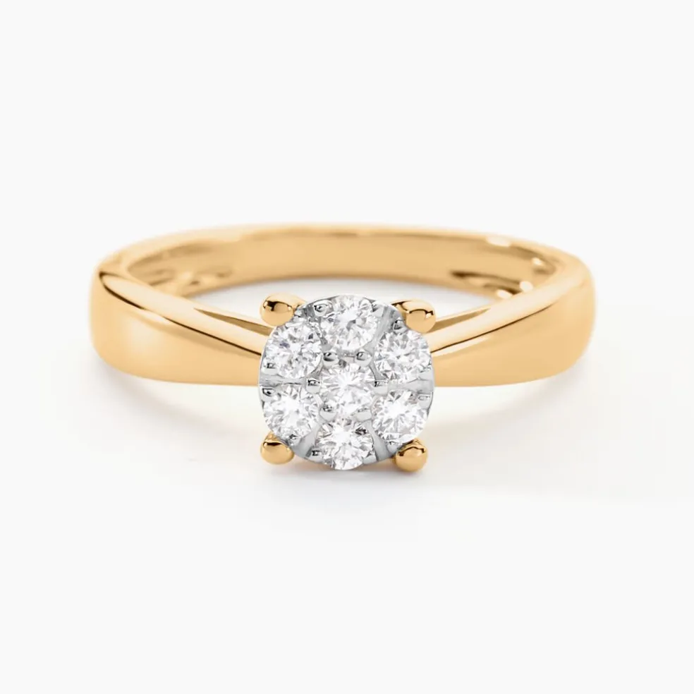 Bague Solitaire Artemis Or Jaune Diamant