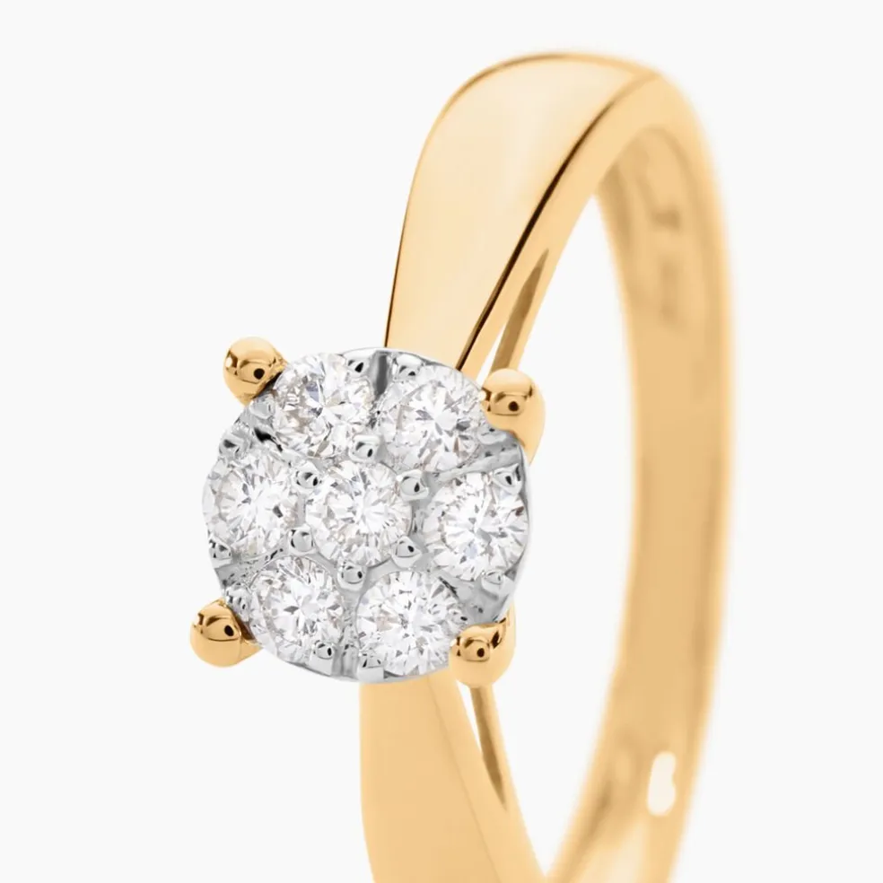 Bague Solitaire Artemis Or Jaune Diamant