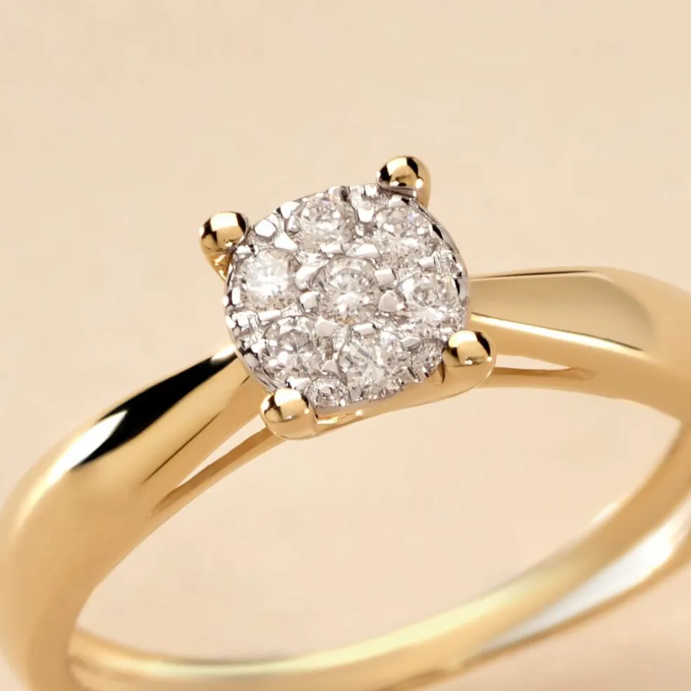 Bague Solitaire Artemis Or Jaune Diamant