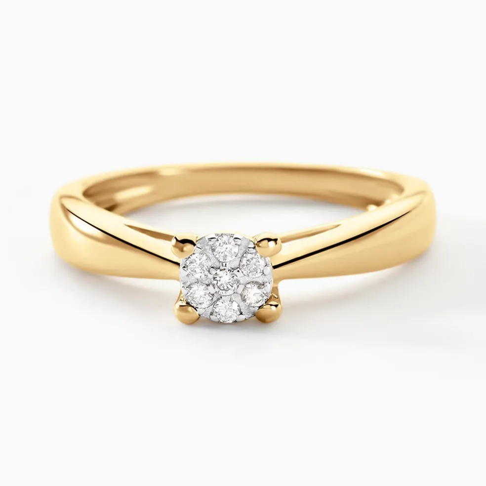 Bague Solitaire Artemis Or Jaune Diamant