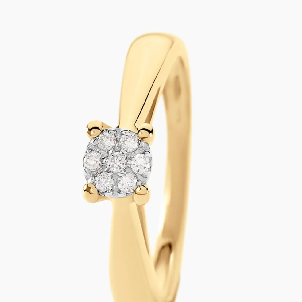 Bague Solitaire Artemis Or Jaune Diamant