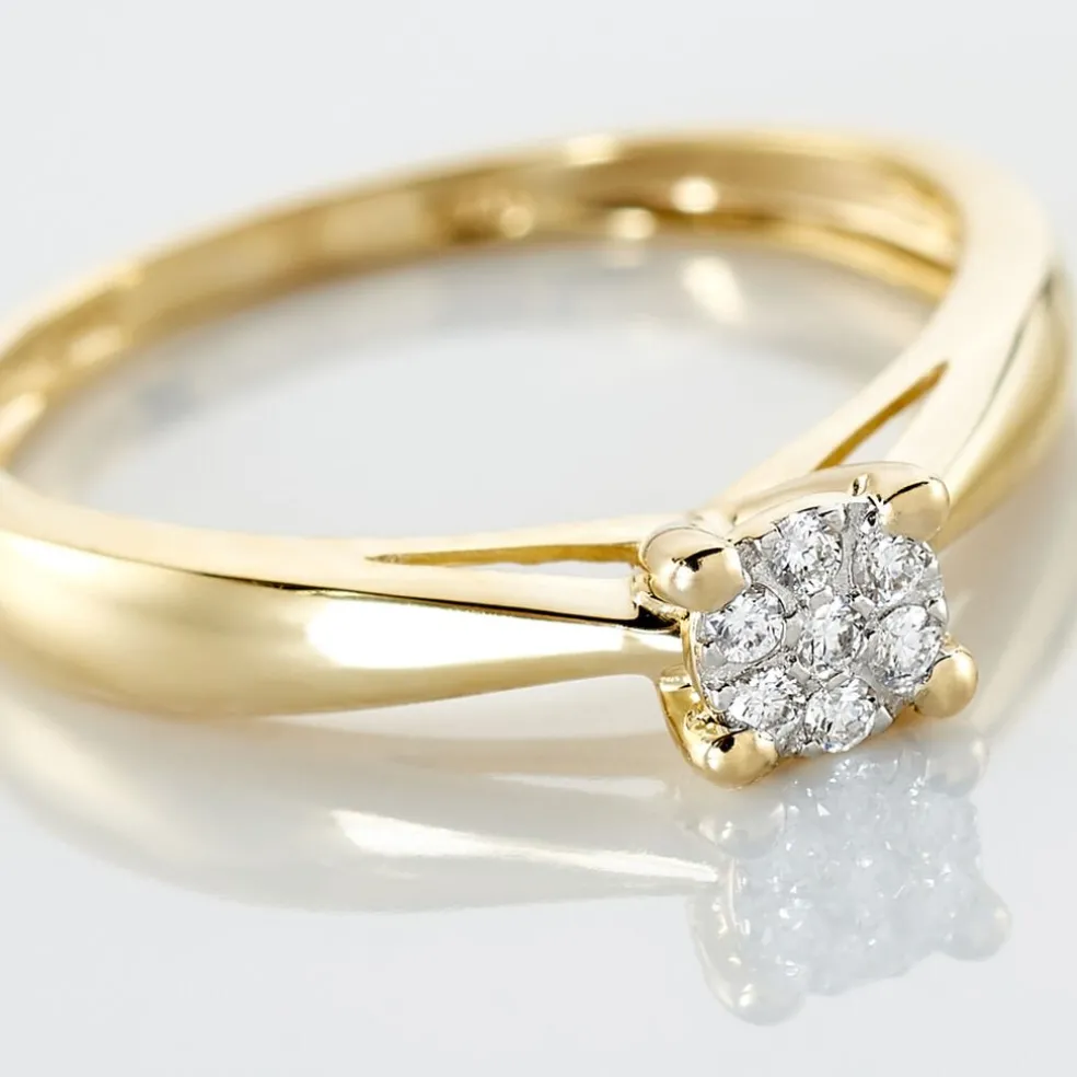 Bague Solitaire Artemis Or Jaune Diamant