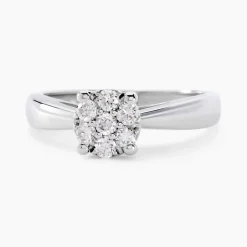 Bague Solitaire Artemis Or Blanc Diamant