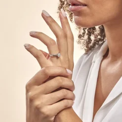 Bague Solitaire Artemis Or Blanc Diamant