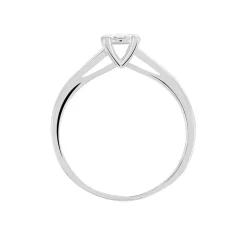 Bague Solitaire Artemis Or Blanc Diamant
