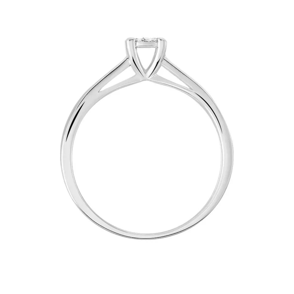 Bague Solitaire Artemis Or Blanc Diamant