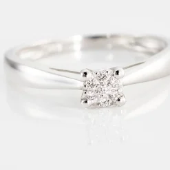 Bague Solitaire Artemis Or Blanc Diamant