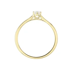 Bague Solitaire Athena Or Jaune Diamant