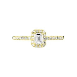Bague Solitaire Barbara Or Jaune Diamant