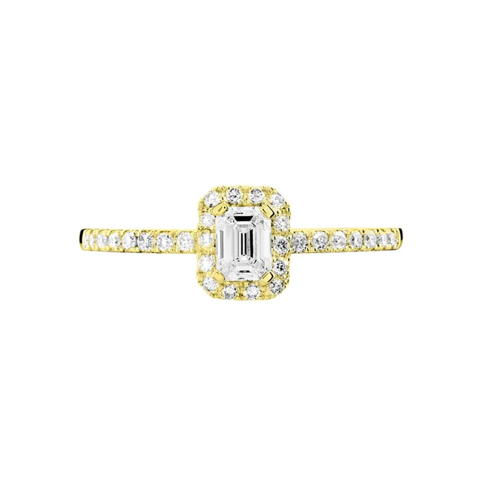 Bague Solitaire Barbara Or Jaune Diamant