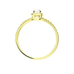 Bague Solitaire Barbara Or Jaune Diamant