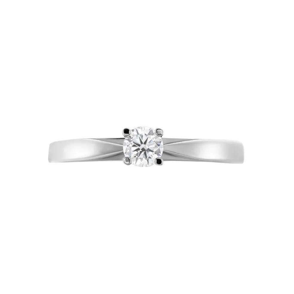 Bague Solitaire Celina Or Blanc Diamant