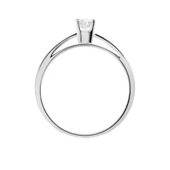 Bague Solitaire Celina Or Blanc Diamant