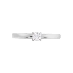 Bague Solitaire Celina Or Blanc Diamant