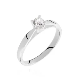 Bague Solitaire Celina Or Blanc Diamant