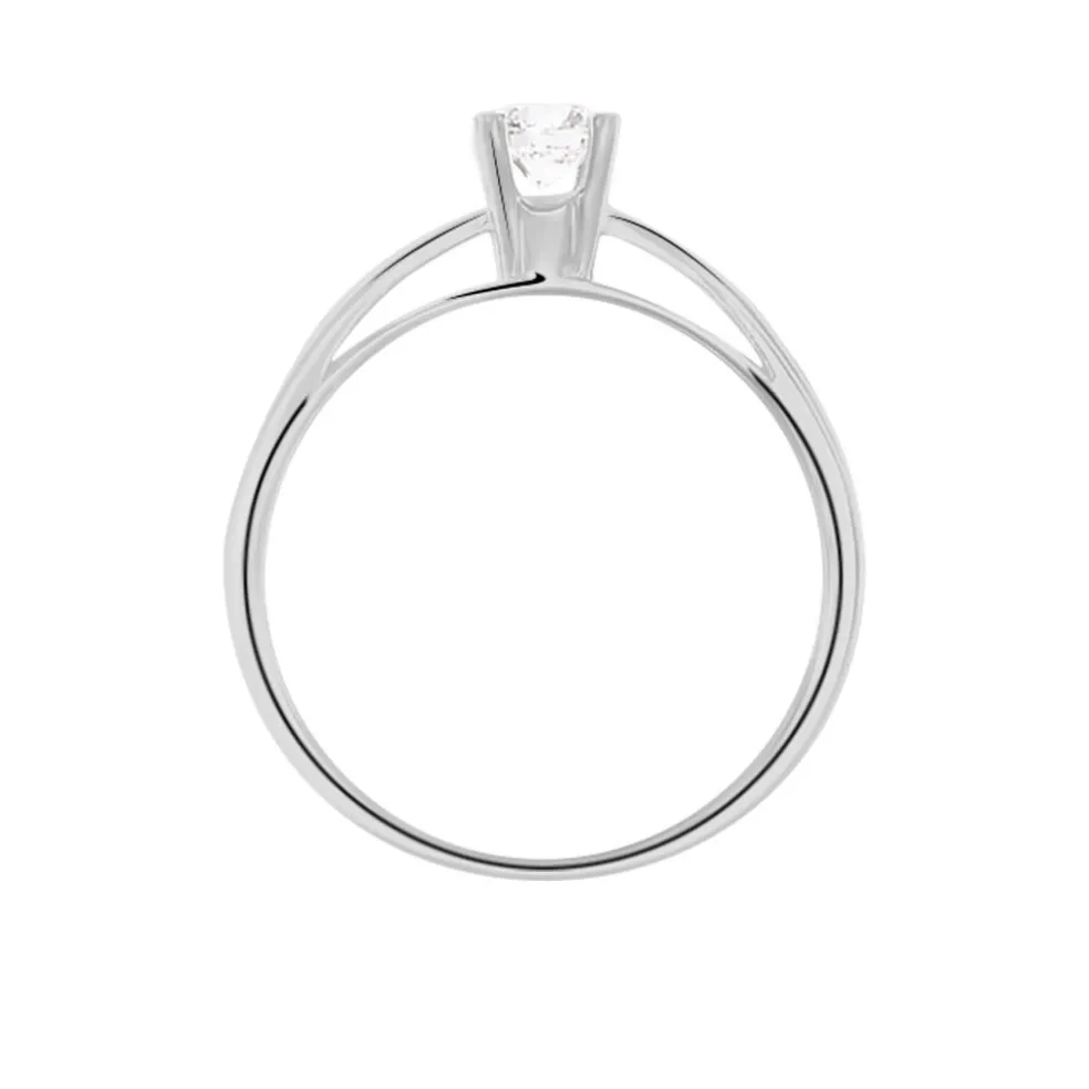 Bague Solitaire Celina Or Blanc Diamant