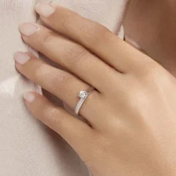 Bague Solitaire Celina Or Blanc Diamant