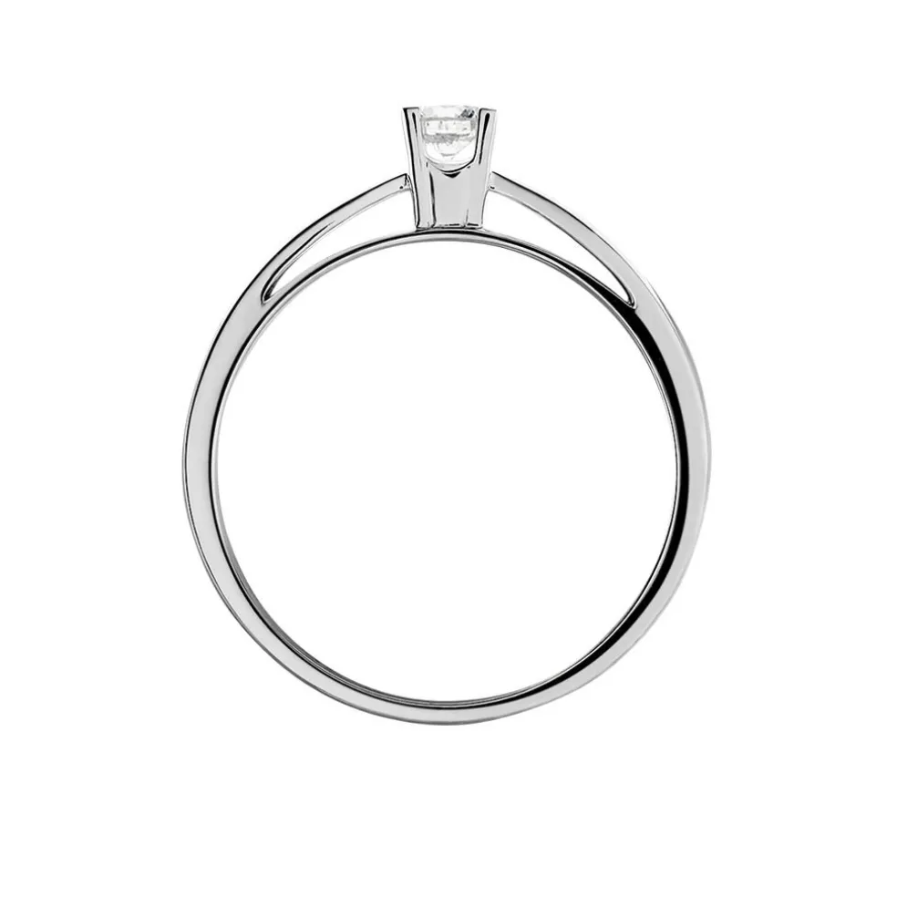 Bague Solitaire Celina Or Blanc Diamant