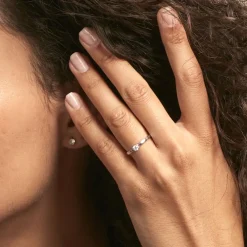 Bague Solitaire Celina Or Blanc Diamant