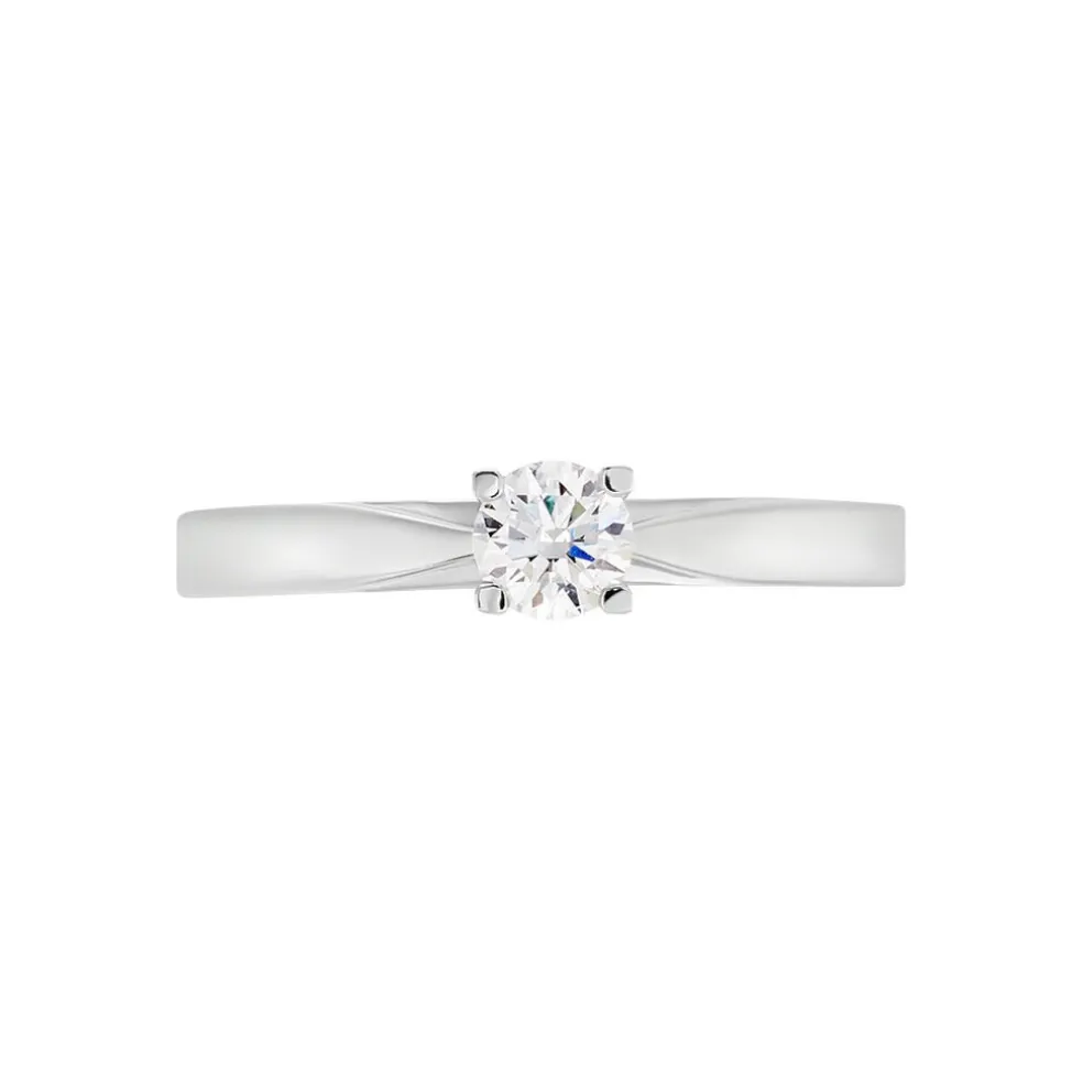 Bague Solitaire Celina Or Blanc Diamant