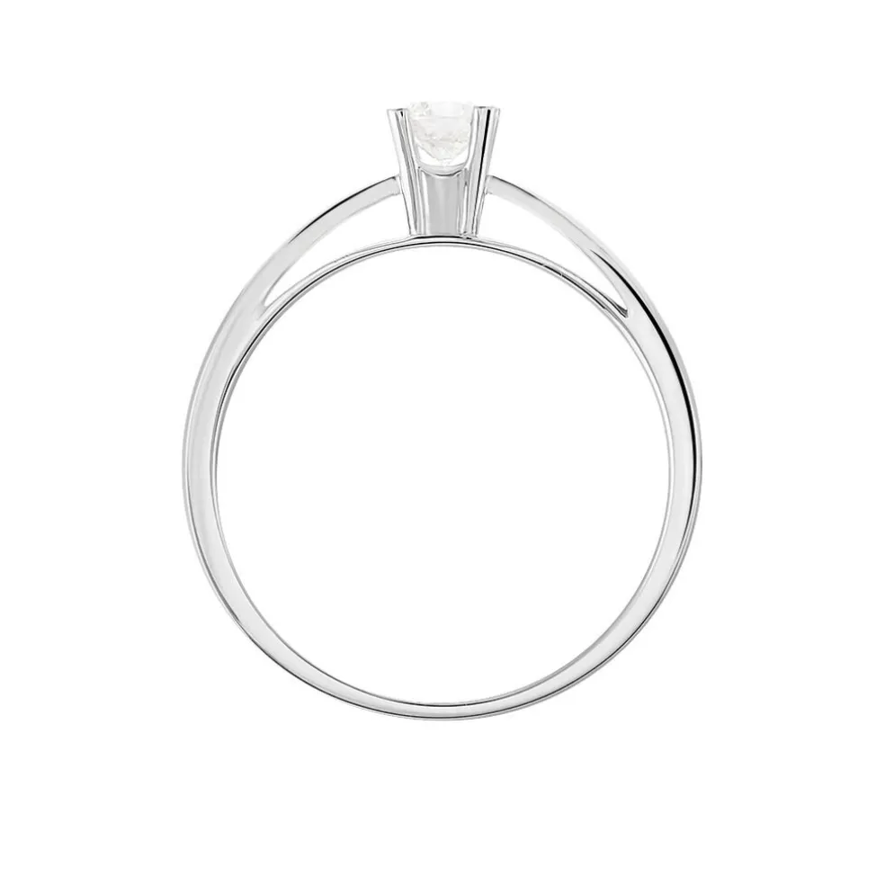 Bague Solitaire Celina Or Blanc Diamant