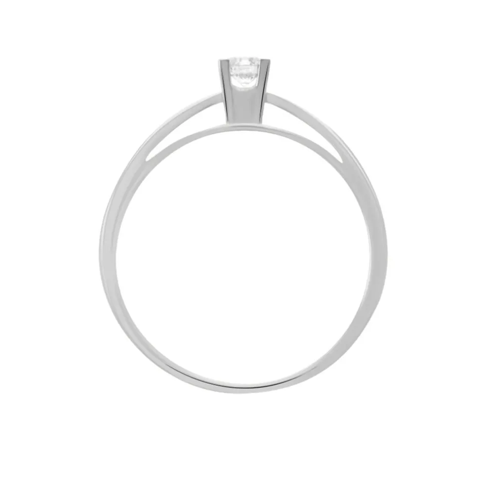 Bague Solitaire Celina Or Blanc Diamant